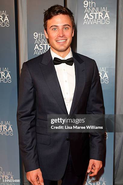 James Tobin arrives at the 9th Annual Astra Awards on July 21, 2011 in Sydney, Australia.