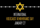 International Holocaust Remembrance Day vector