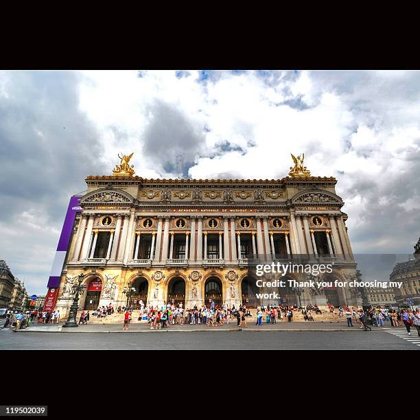 paris opera - opéra garnier photos et images de collection