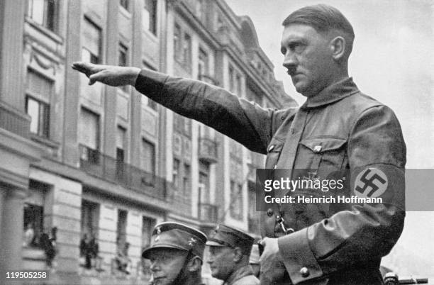 Adolf Hitler in Munich in the spring of 1932.