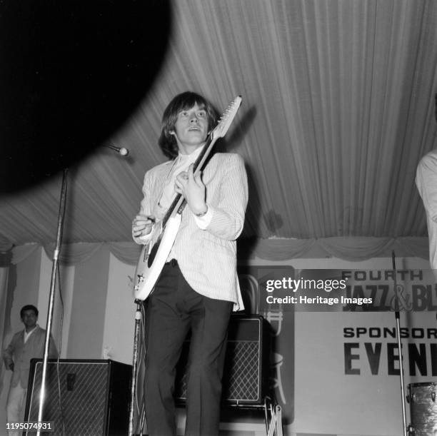 Brian Jones, Rolling Stones, Richmond Jazz and Blues Festival, London, 1964.Brian Jones, Rolling Stones, 4th National Jazz and Blues Festival,...