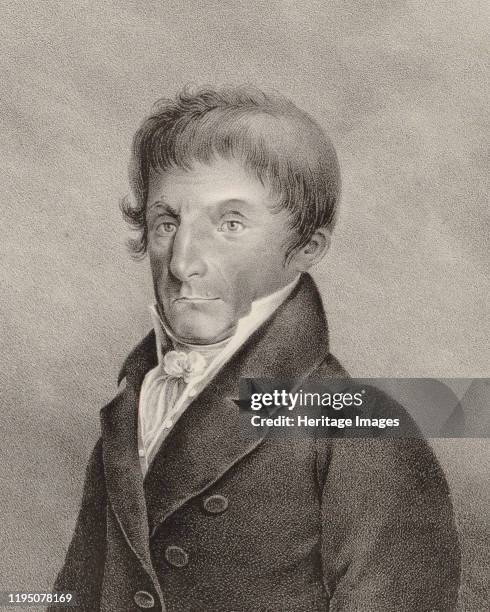 Portrait of the composer Antonio Salieri , ca 1835. Private Collection. Artist Oehme, Franz .