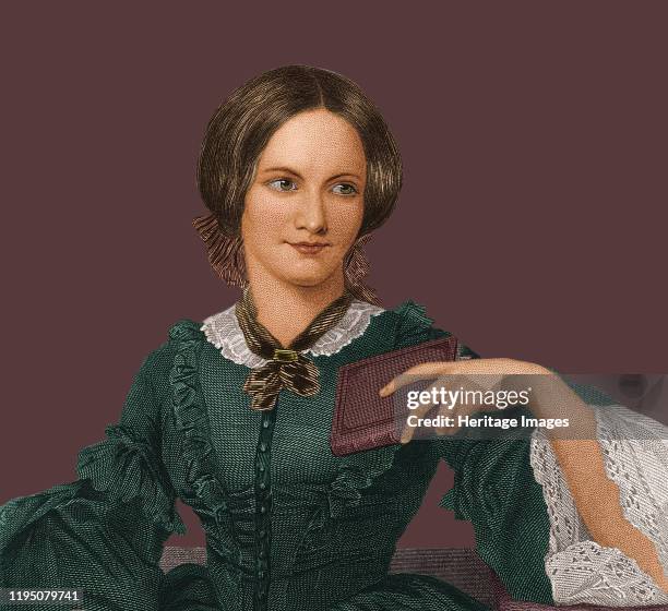 Portrait of the writer Charlotte Brontë , 1840s. Private Collection. Artist Anonymous.