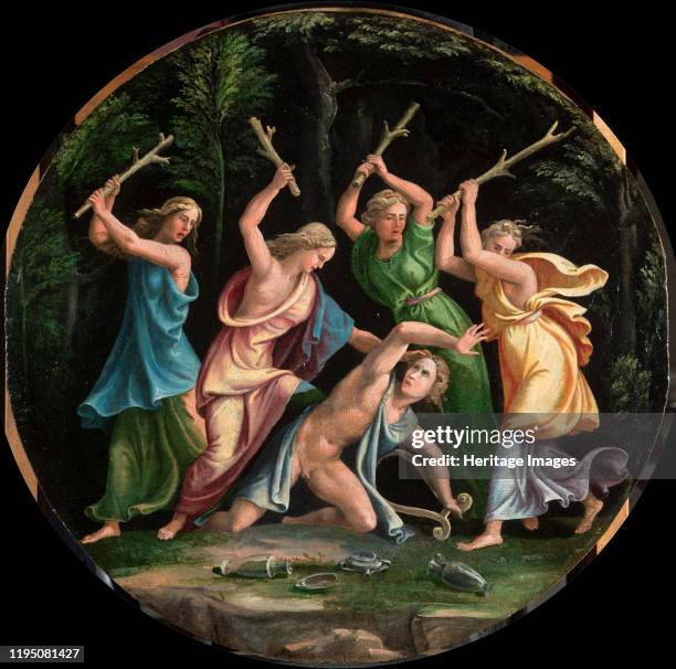 Death of Orpheus. Private Collection. Artist Romano, Giulio .