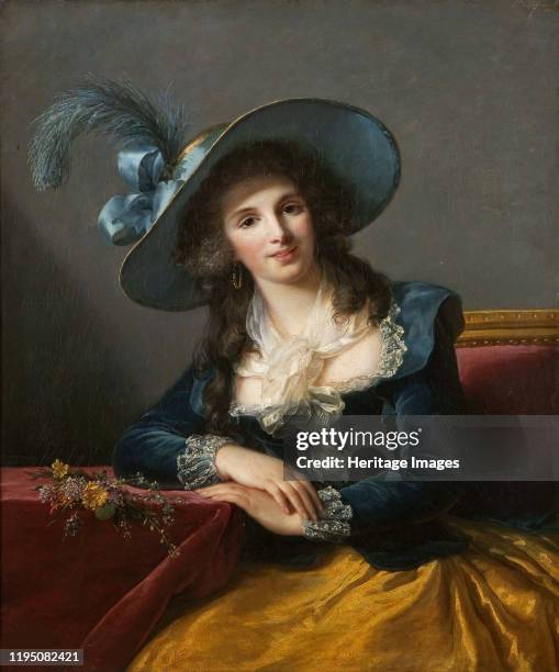 Antoinette Elisabeth Marie d'Aguesseau, comtesse de Ségur , 1785. Found in the Collection of Musée de l'Histoire de France, Château de Versailles....