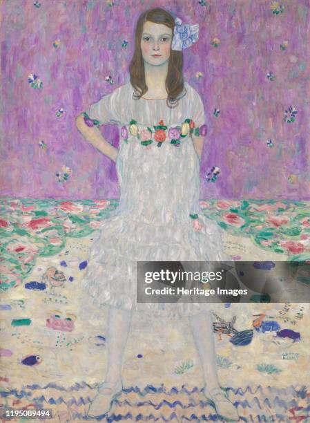 Mäda Primavesi , 1912-13. Artist Gustav Klimt.