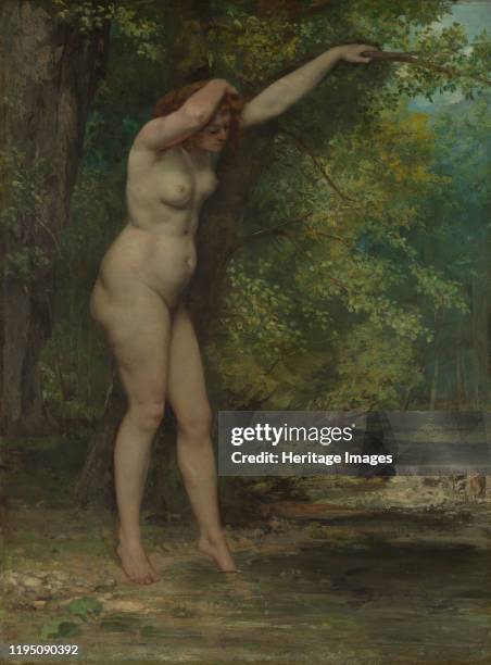 The Young Bather, 1866. Artist Gustave Courbet.