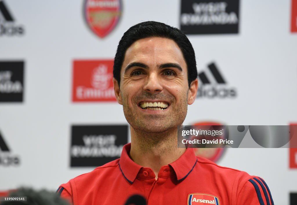 New Arsenal New Head Coach Mikel Arteta Visits the Emirates Stadium