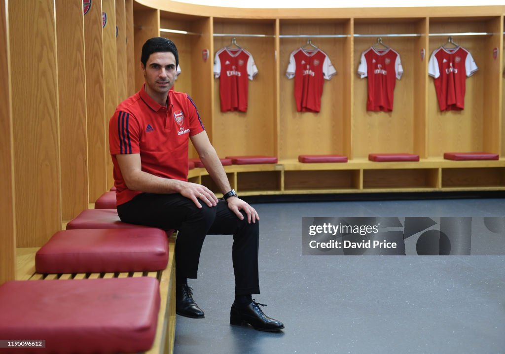 New Arsenal New Head Coach Mikel Arteta Visits the Emirates Stadium