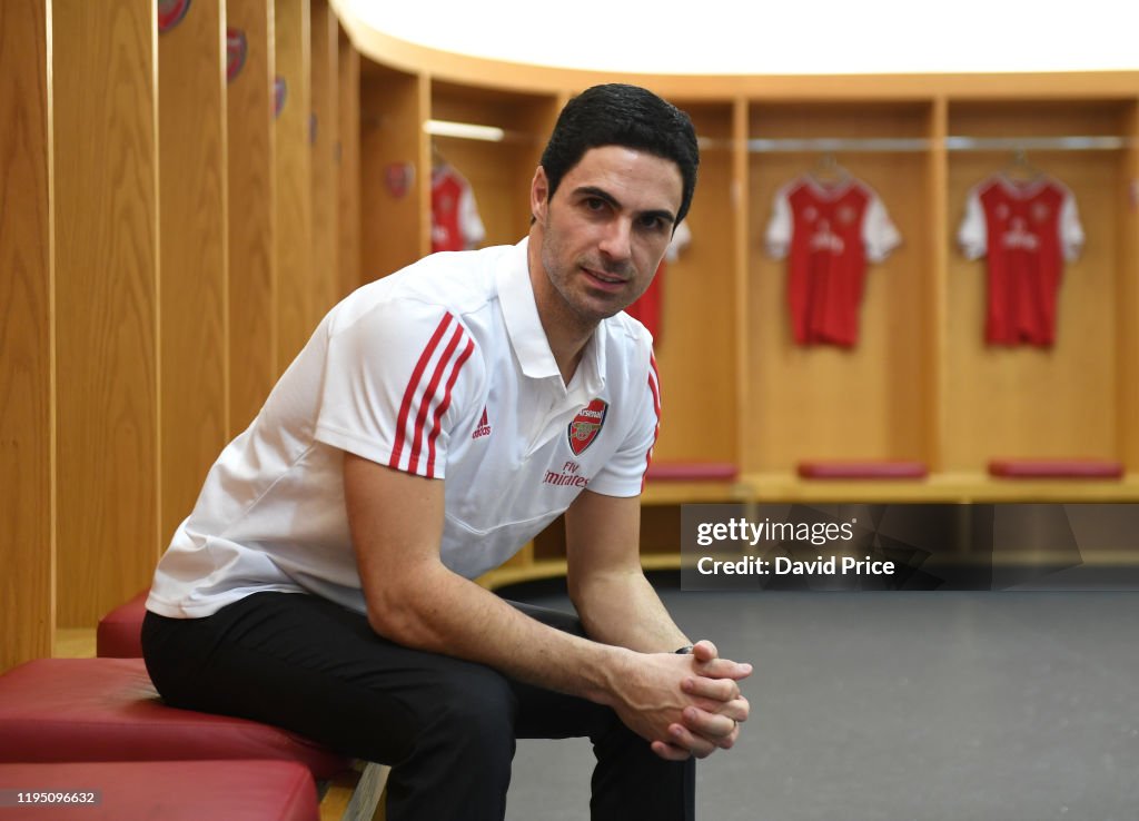 New Arsenal New Head Coach Mikel Arteta Visits the Emirates Stadium