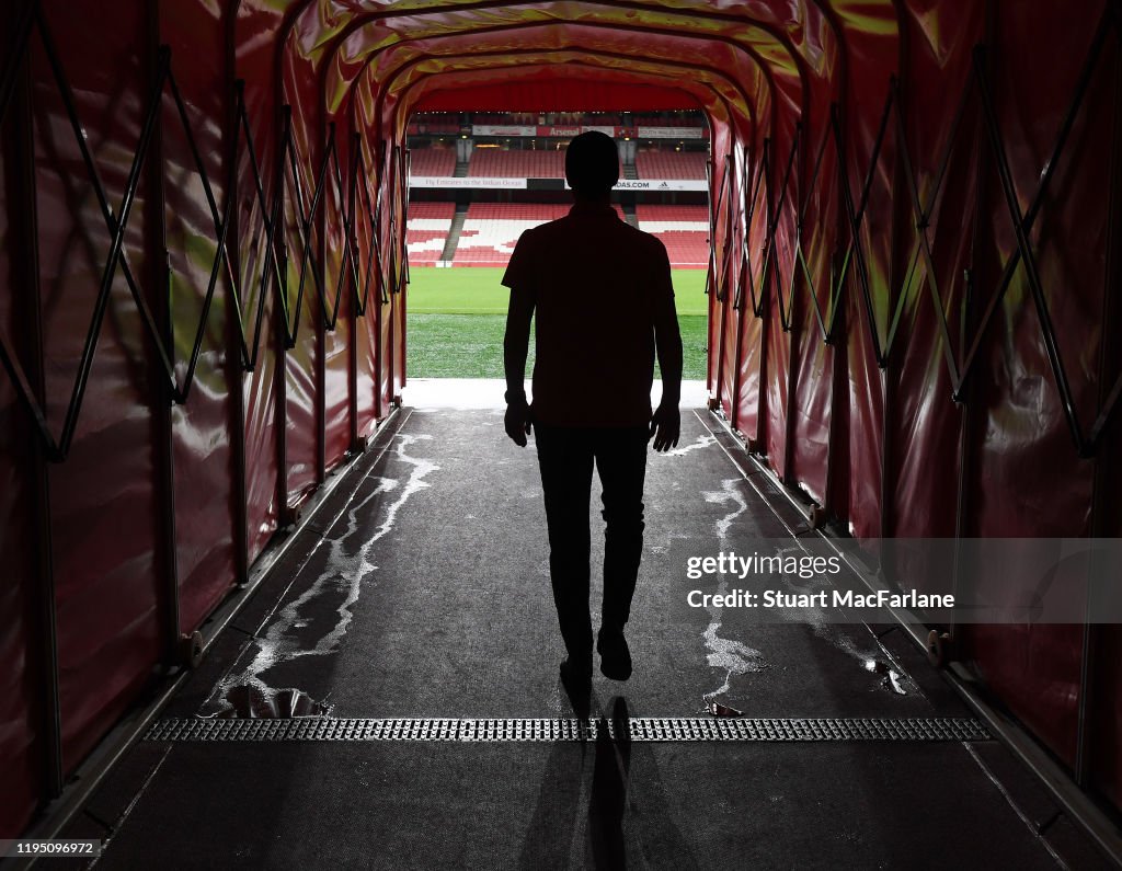 New Arsenal New Head Coach Mikel Arteta Visits the Emirates Stadium