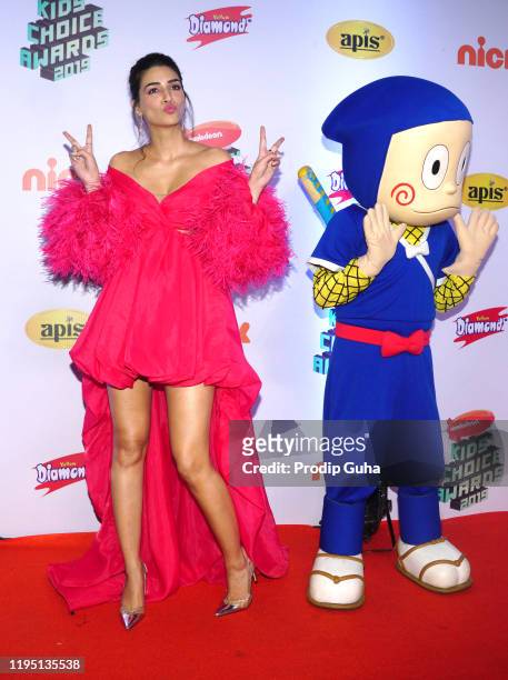 Kriti Sanon attends the Nickelodeon "The Kids Choice Awards 2019" on December 20,2019 in Mumbai, India