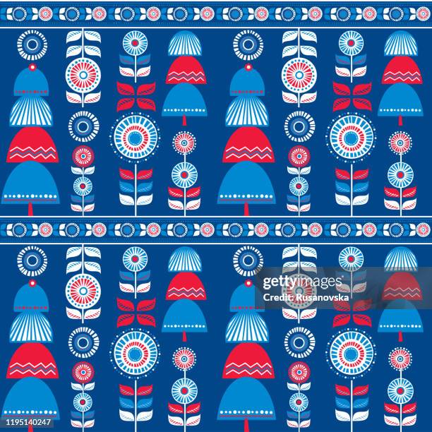 christmas seamless pattern. - tulip background stock illustrations
