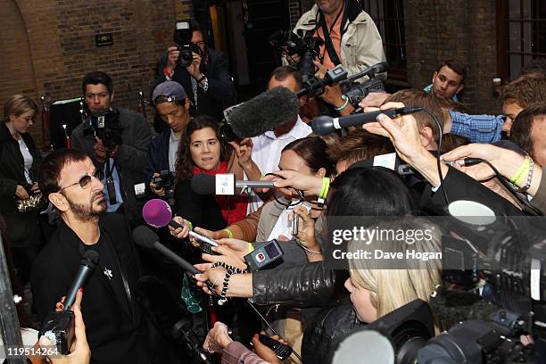 Ringo Starr attends the Glenfiddich Mojo Honours List 2011 at The Brewery on July 21, 2011 in London, England.