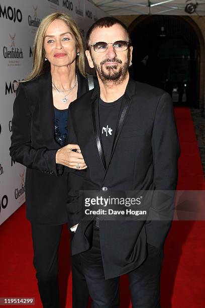 Ringo Starr and his wife Barbara Bach attend the Glenfiddich Mojo Honours List 2011 at The Brewery on July 21, 2011 in London, England.