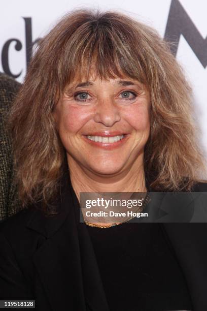 Suzi Quatro poses in front of the winners boards at the Glenfiddich Mojo Honours List 2011 at The Brewery on July 21, 2011 in London, England.