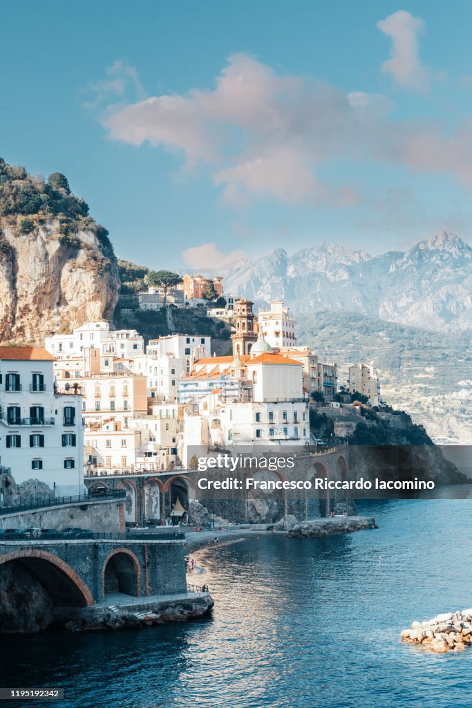 Atrani, Amalfi Coast, Campania, Sorrento, Italy.