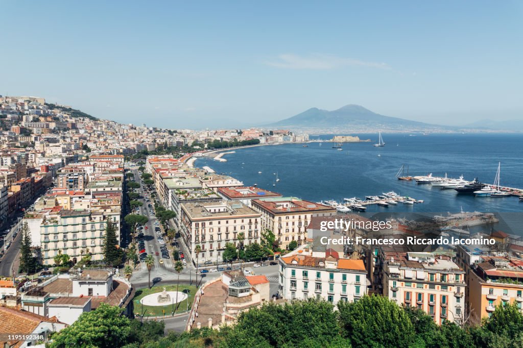 Naples, cityscape from Posillipo