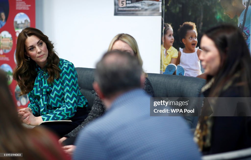The Duchess Of Cambridge Launches Landmark UK-Wide Survey On Early Childhood - Day One
