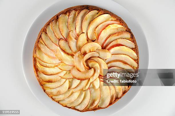 pastel de manzana - pastel de manzana fotografías e imágenes de stock