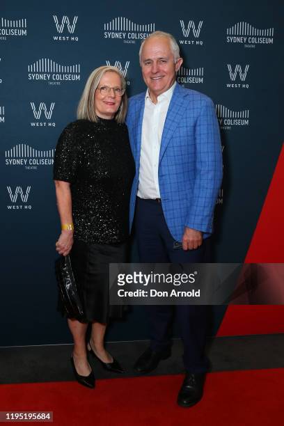 Lucy Turnbull and Malcolm Turnbull attend the official opening of the Sydney Coliseum Theatre on December 21, 2019 in Sydney, Australia.