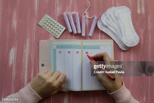 menstrual control - menstruation gesundheitswesen und medizin stock-fotos und bilder