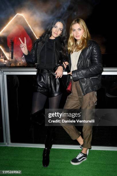 Stella Maxwell and Megan Williams attend the MDL Beast Festival on December 21, 2019 in Riyadh, Saudi Arabia.