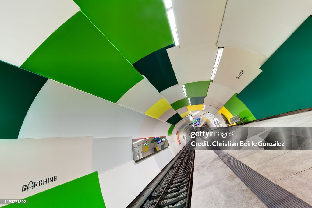 Subway Station Garching, Munich, Germany