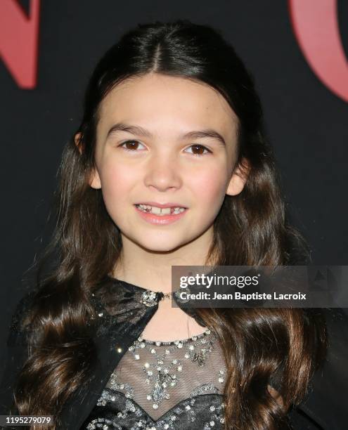 Brooklynn Prince attends the premiere of Universal Pictures' "The Turning" at TCL Chinese Theatre on January 21, 2020 in Hollywood, California.