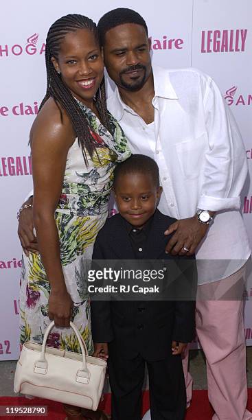 Regina King, Ian Alexander and Ian Alexander, Jr. During Legally Blonde 2 Red, White & Blonde - Special Screening in Southampton, New York at United...