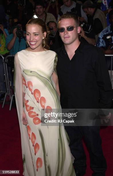 Piper Perabo and guest during "Coyote Ugly" New York Premiere at Ziegfeld Theatre in New York City, New York, United States.