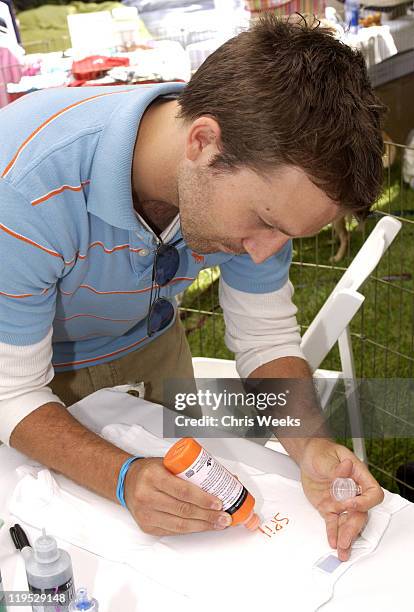 Breckin Meyer at Much Love Animal Rescue during "Silver Spoon Dog and Baby Buffet Benefitting Much Love Animal Rescue - Day One at Private Residence...