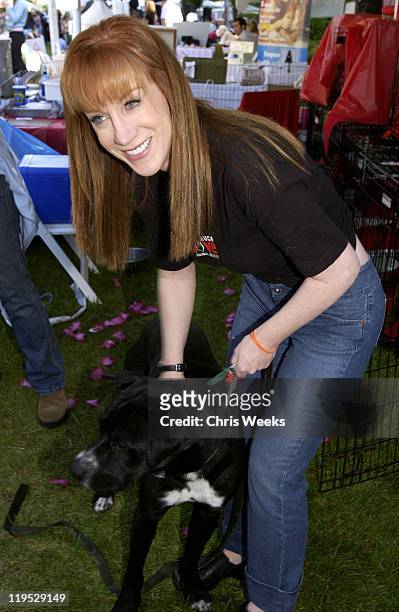 Kathy Griffin during "Silver Spoon Dog and Baby Buffet Benefitting Much Love Animal Rescue - Day One at Private Residence in Beverly Hills,...