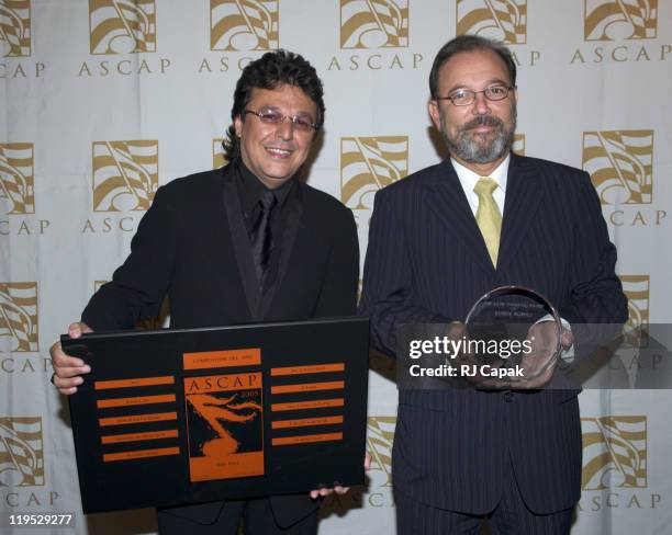 Rudy Perez, received El Premio ASCAP Songwriter of the Year and Ruben Blades, received ASCAP Founders Award