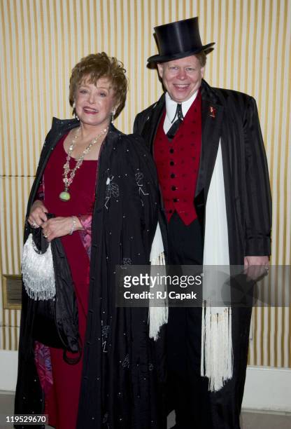 Rue McClanahan and guest during The Eighth Red Ball at Pierre Hotel in New York City, New York, United States.