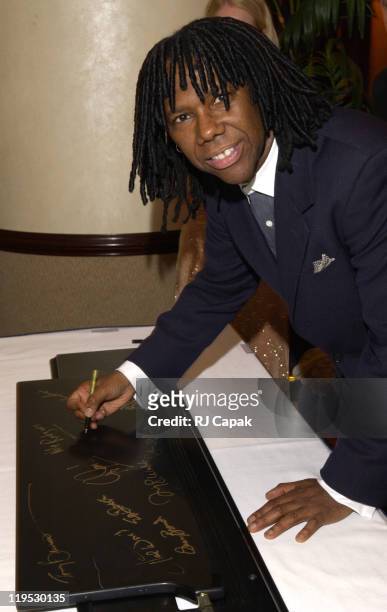 Nile Rodgers during 34th Annual Songwriters Hall Of Fame Awards - Pressroom at Marriott Marquis in New York City, New York, United States.
