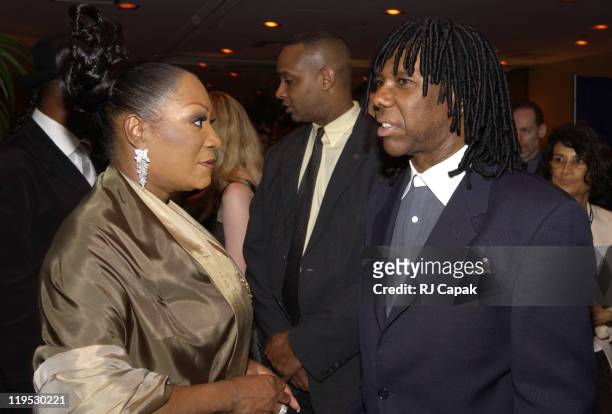 Patti LaBelle & Nile Rodgers during 34th Annual Songwriters Hall Of Fame Awards - Pressroom at Marriott Marquis in New York City, New York, United...