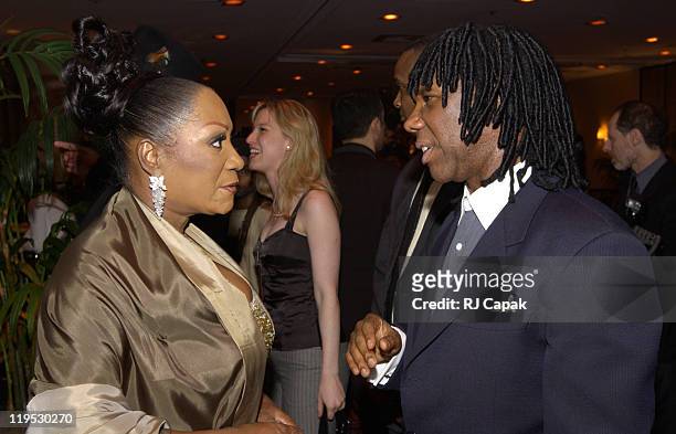 Patti LaBelle & Nile Rodgers during 34th Annual Songwriters Hall Of Fame Awards - Pressroom at Marriott Marquis in New York City, New York, United...