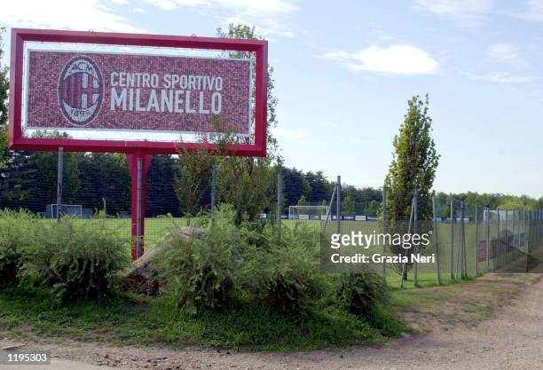 General view of the AC Milan training complex at Milanello, near Milan, Italy on July 26, 2002.