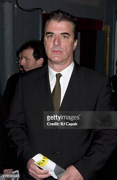 Chris Noth during Jerry Orbach Memorial Celebration at Richard Rogers Theatre in New York City, New York, United States.