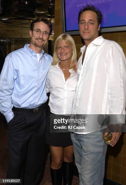Barry Josephson, Lizzie Grubman and David Sherman during Mercedes-Benz Fashion Week Spring 2004 - The Daily and IMG Models Celebrate the Tents' Tenth...