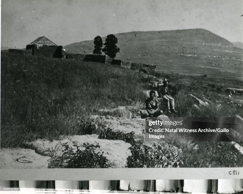 Rourke's Ridge Rorke's Drift. Remains and walls. News Photo - Getty Images