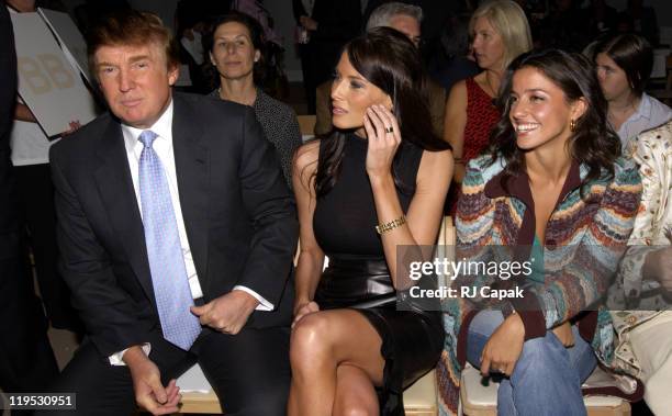 Donald Trump, Melania Knauss and Shoshanna Lonstein Gruss