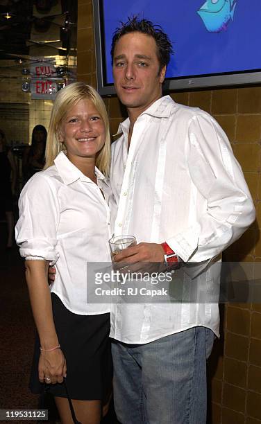 Lizzie Grubman and David Sherman during Mercedes-Benz Fashion Week Spring 2004 - The Daily and IMG Models Celebrate the Tents' Tenth Year and the...
