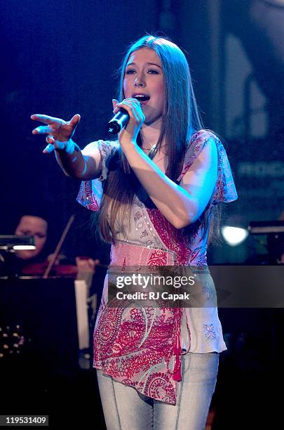 Hayley Westenra performance during New Zealander Classical Performer Hayley Westenra Celebrates her First International CD release of "Pure" at Times...