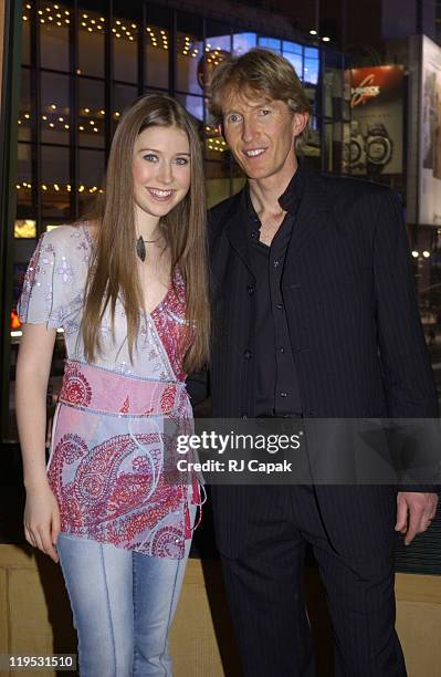 Hayley Westenra and her father Gerald during New Zealander Classical Performer Hayley Westenra Celebrates her First International CD release of...