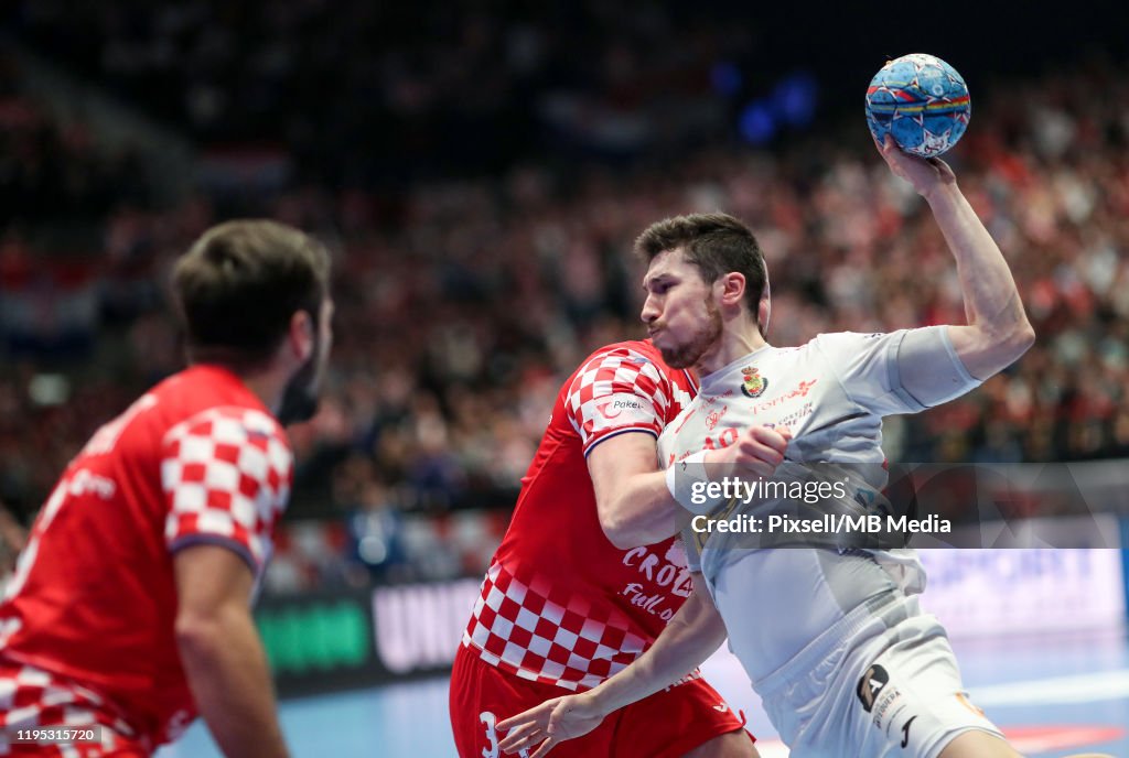 Croatia v Spain: Group I - Men's EHF EURO 2020