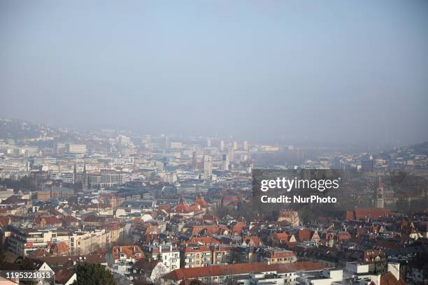 General view of Stuttgart, Germany on January 22, 2020