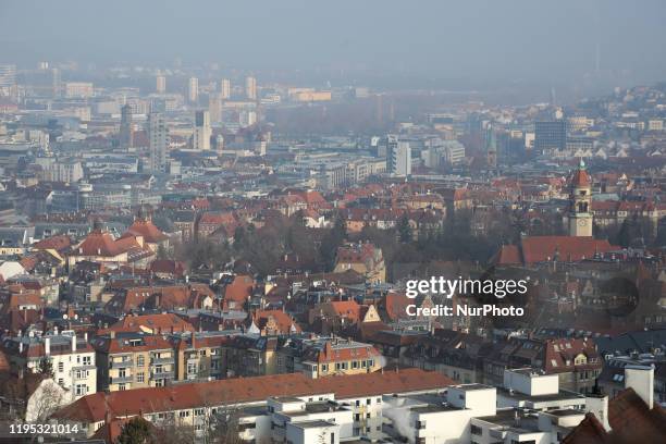 General view of Stuttgart, Germany on January 22, 2020