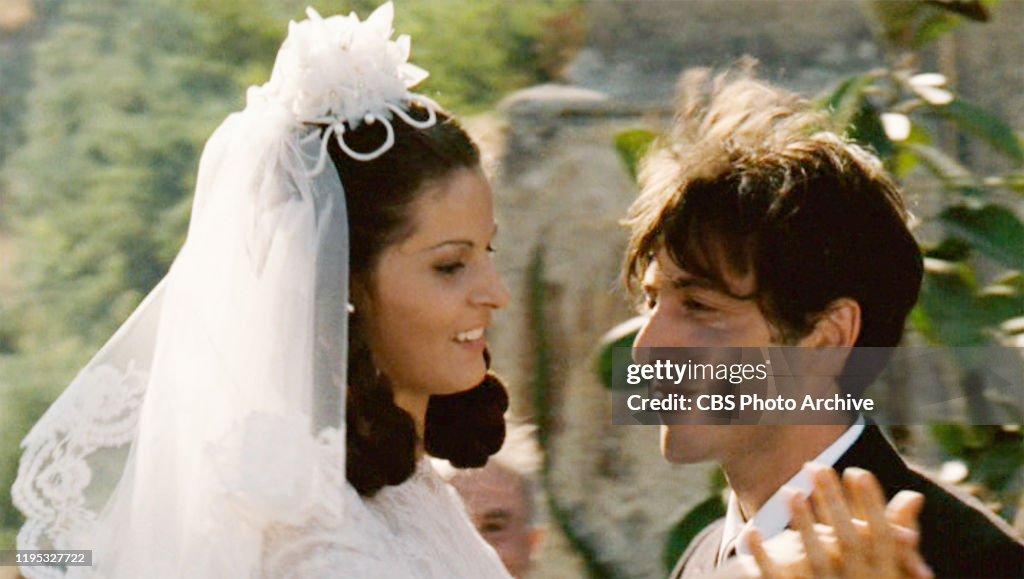 Simonetta Stefanelli as Apollonia Vitelli Corleone and Al Pacino
